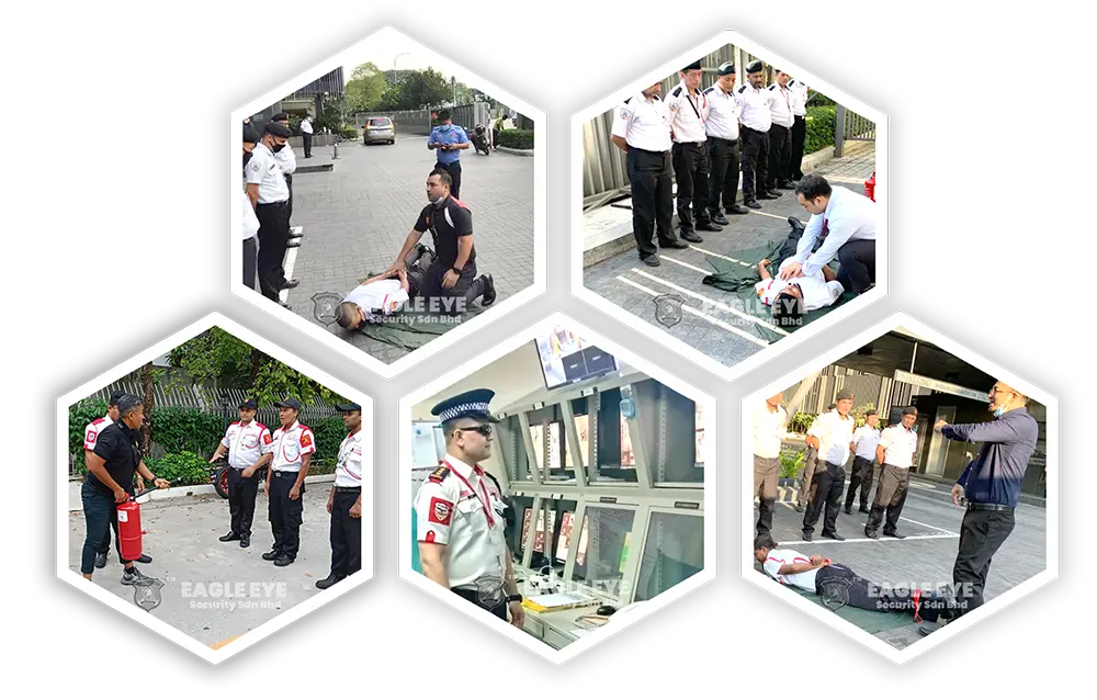 Highly trained security personnels