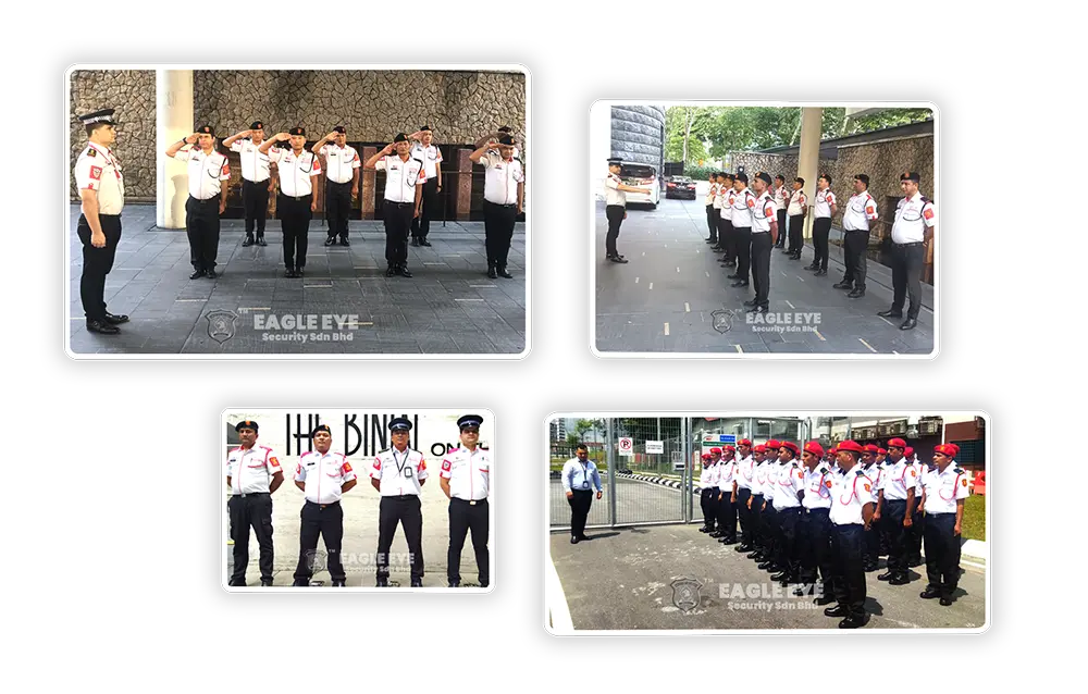 Disciplined and dedicated security guards